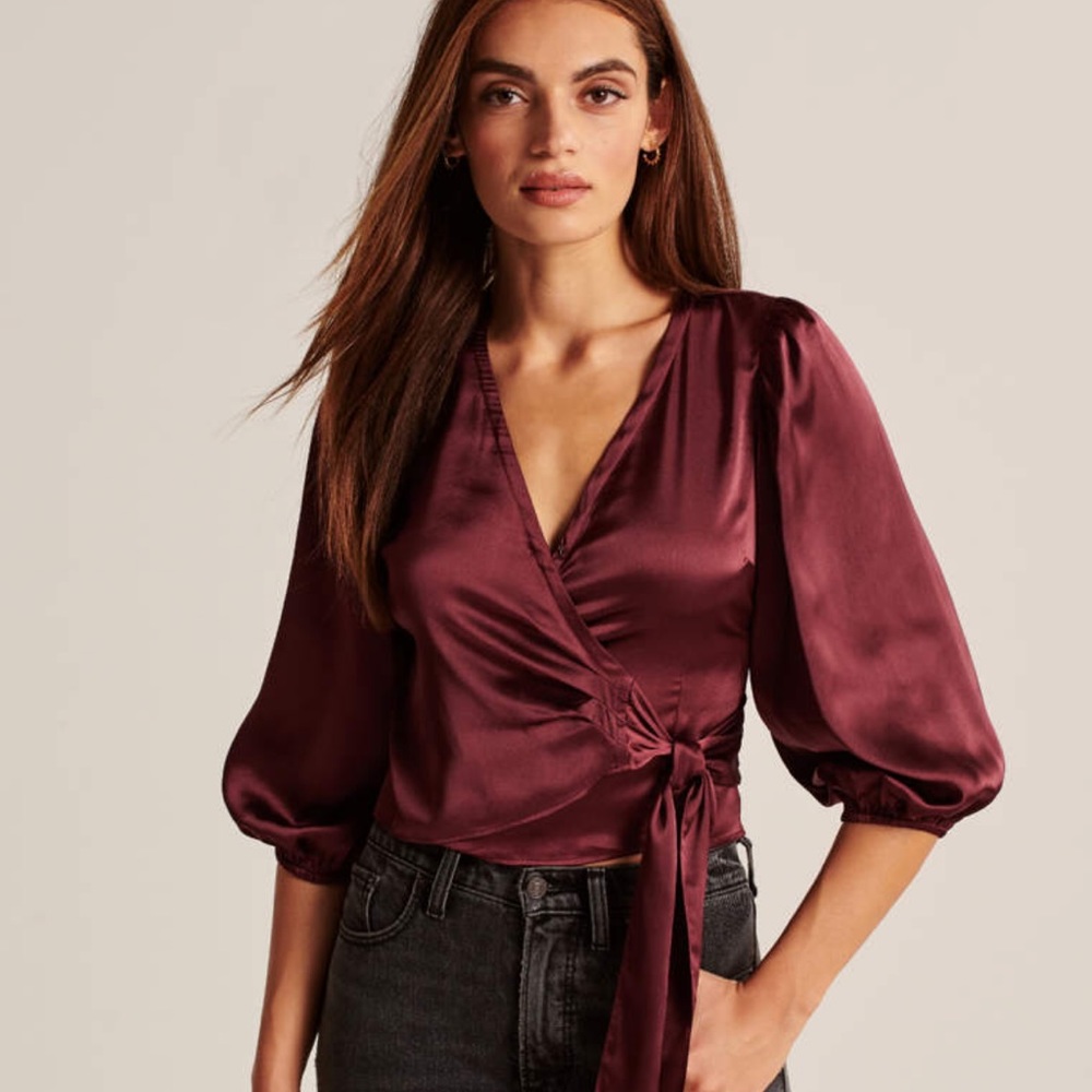 Abercrombie Wrap Top